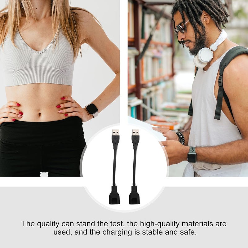 2pcs Band Smartwatch Charger USB Charging Dock Cable Compatible with Band and 5 Basketball Edition Wearable Accessories for Replacement Charging - Image 4