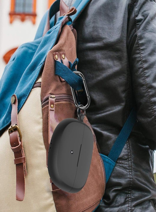OTOPO حافظة OTOPO لسماعات Bose Ultra Open Earbuds مع مجموعة تنظيف 2024، غلاف واقي من السيليكون الناعم المقاوم للصدمات مع مشبك للنساء والرجال لسماعات Bose Open Ear اللاسلكية، أسود - Image 4