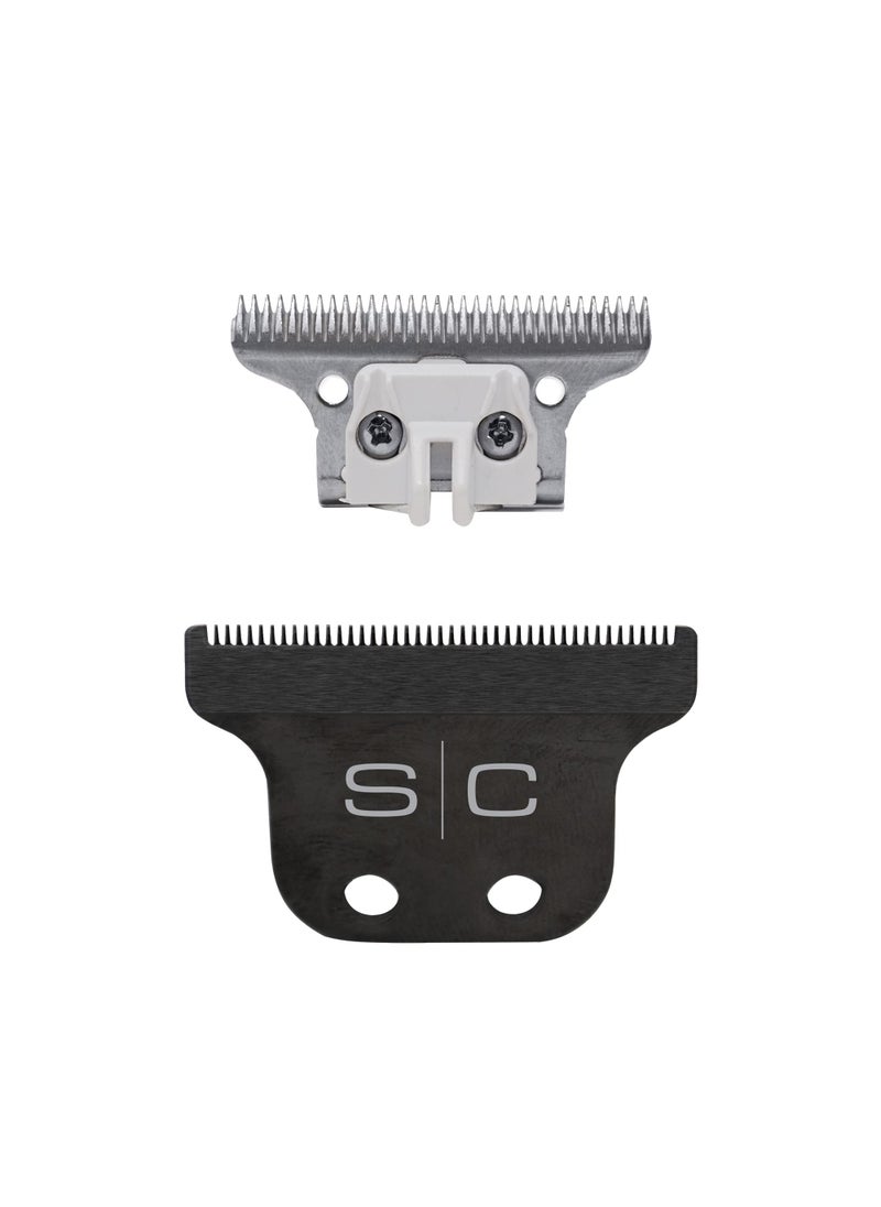 Stylecraft - StyleCraft Replacement Fixed Black Diamond Carbon DLC Hair Trimmer Blade with Stainless Steel Deep Tooth Cutter Set - Image 1