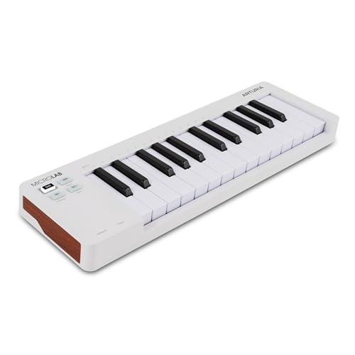 Arturia MicroLab Mk3 - Universal MIDI Controller for Music Production - White - Image 3
