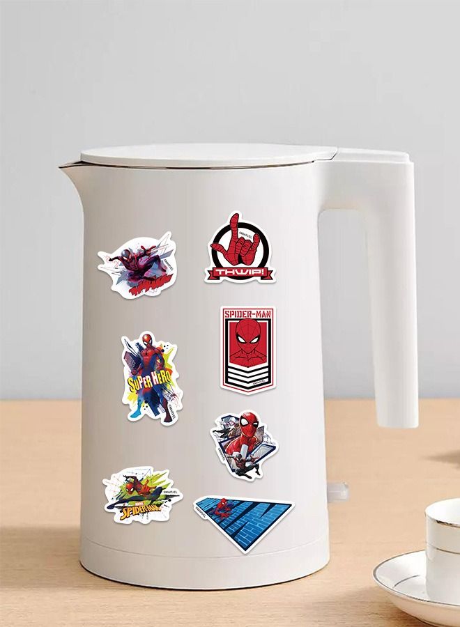 50 قطعة الكرتون سوبر بطل الرجل العنكبوت الديكور الغيتار الأمتعة DIY ملصقات للماء - Image 4