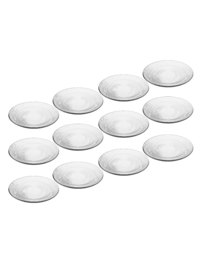Dania ✨ 12-piece clear glass serving dish set, 15cm – perfect for serving desserts, fruits, appetizers, and nuts with elegant sophistication 🍓🍰🥜 - Image 3