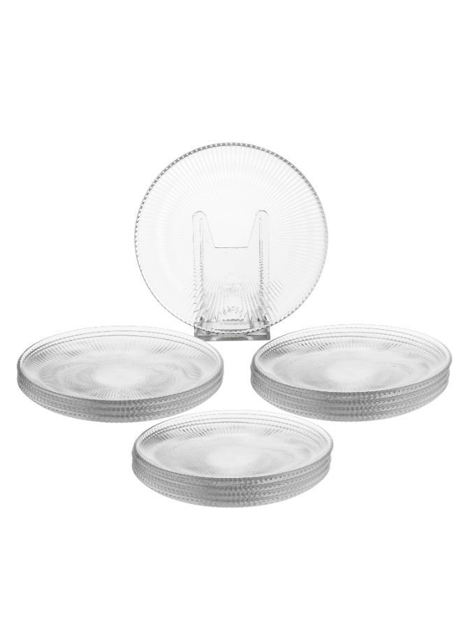 Dania ✨ 12-piece clear glass serving dish set, 15cm – perfect for serving desserts, fruits, appetizers, and nuts with elegant sophistication 🍓🍰🥜 - Image 5