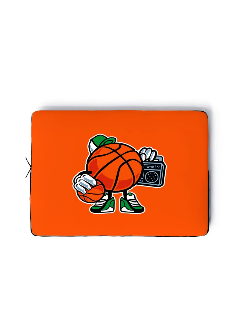 LOUD UNIVERSE Basket Ball Juke Box Laptop Sleeve 13 inch Multicolour Tablet Sleeve - Image 1