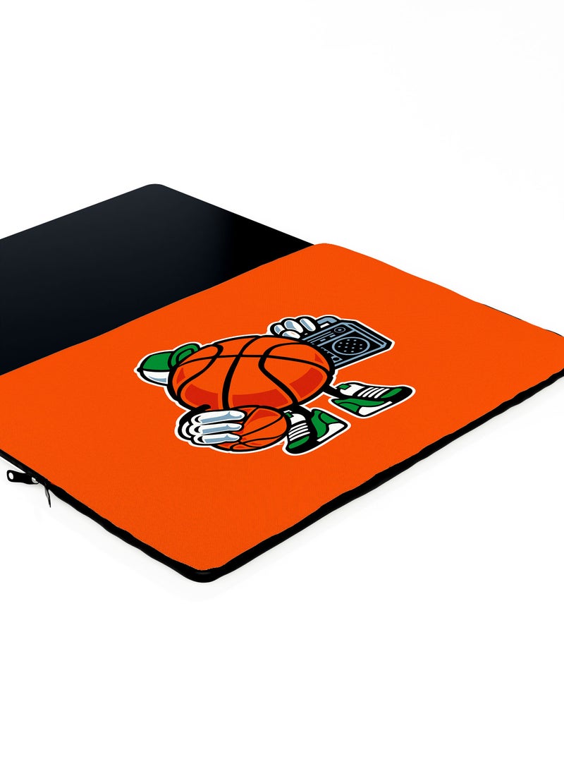 LOUD UNIVERSE Basket Ball Juke Box Laptop Sleeve 13 inch Multicolour Tablet Sleeve - Image 3