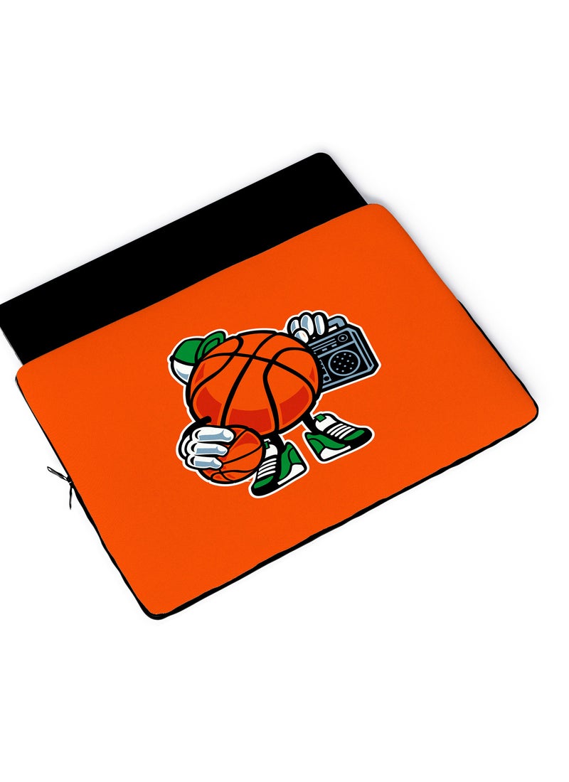LOUD UNIVERSE Basket Ball Juke Box Laptop Sleeve 13 inch Multicolour Tablet Sleeve - Image 4