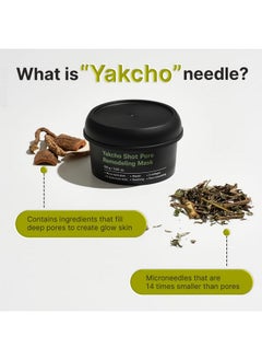 SUNGBOON EDITOR SUNGBOON EDITOR Yakcho Shot Pore Remodeling Mask | Clay Mask for Pores | Blackheand Remover | Korean Face Mask | Exfoliating Face Mask for Oily Skin | Korean Skin Care | 3.52 oz.  - Image 5