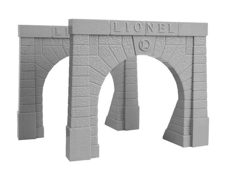 Lionel Railroad Tunnel Portals Model Train Structure Accessory Two Pack (612896) - Image 1