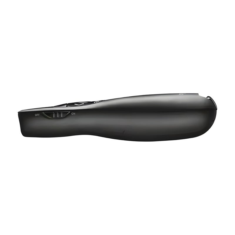 R400 Wireless Presentation Remote, Red Laser Pointer, 15 Meter Range, Black - Image 3