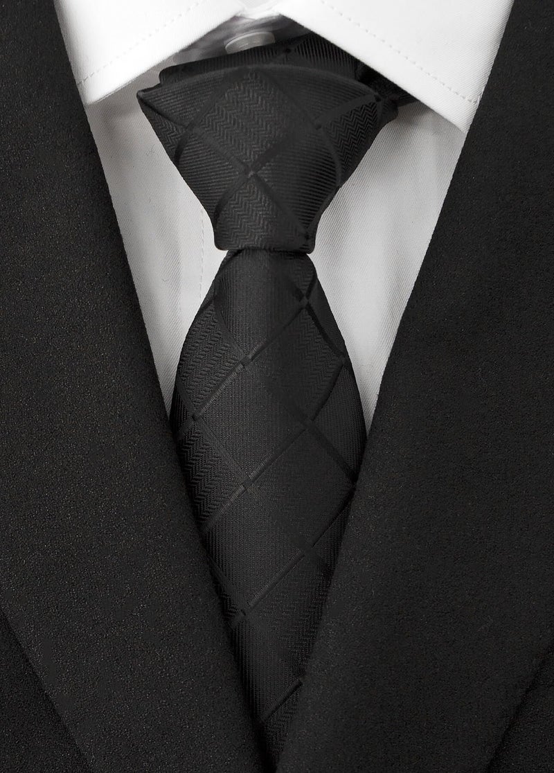 Adulove Men's Necktie Classic Silk Tie Woven Jacquard Neck Ties 6 PCS - Image 4