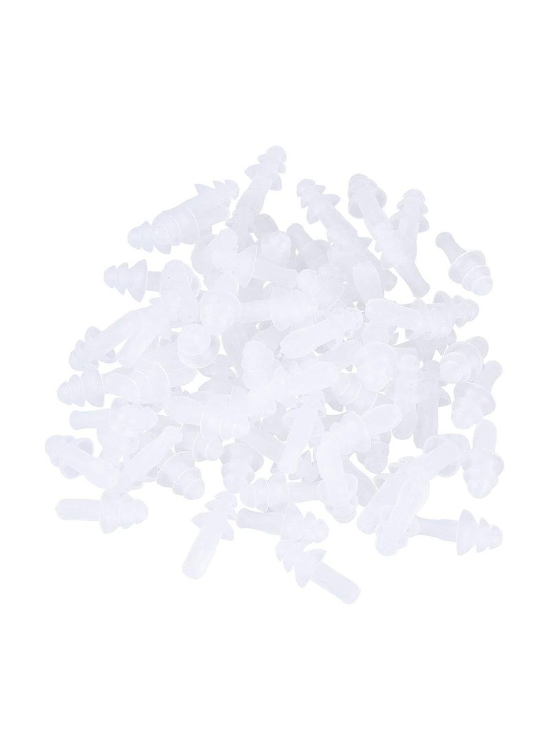 GGOOT 40PCS Silicone Earplugs Soft Reusable Swimming Sleep Earplugs - Image 1