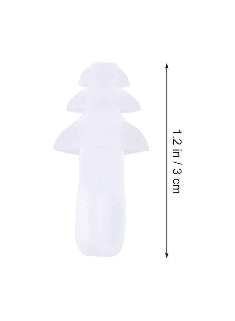 GGOOT 40PCS Silicone Earplugs Soft Reusable Swimming Sleep Earplugs - Image 2