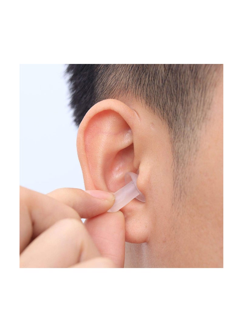GGOOT 40PCS Silicone Earplugs Soft Reusable Swimming Sleep Earplugs - Image 3