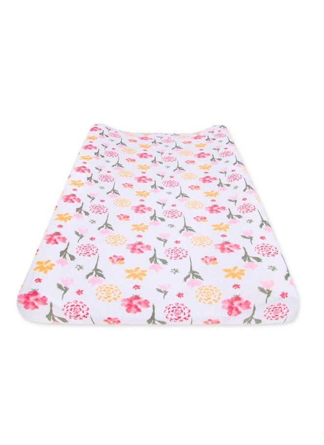 Burt's Bees Baby - Changing Pad Cover 100% Organic Jersey Cotton Changing Pad Liner For Standard 16 X 32 Inch Changing Mats - Image 1