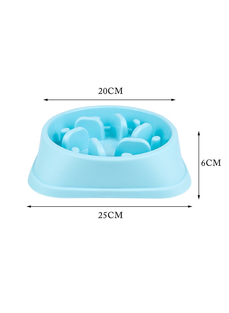 Pet Slow Food bowl Dog food set 20cm dog bowl Slow food bowl anti-choking pet supplies - Image 2