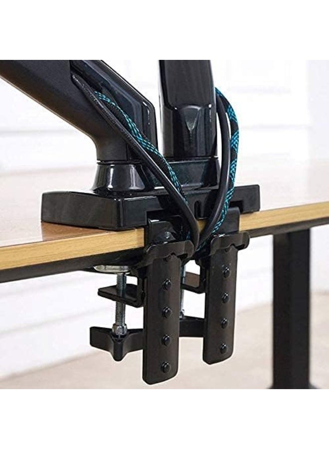 حامل شاشة ممتص للصدمات ثنائي الذراع – يناسب الشاشات من 17 إلى 27 بوصة، سعة تحميل 2-9 كجم، إصدار 2023 - Image 5