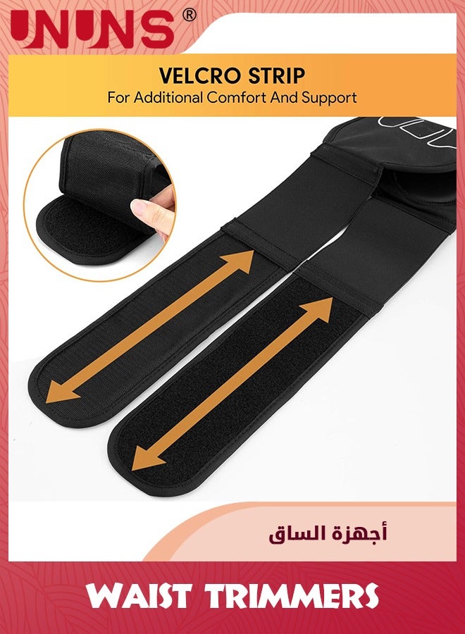 UNUNS Abs Stimulator,Ab Machine,Abdominal Toning Belt,Abs Stimulator Muscle Toner,Workout Strength Training Equipment For Abdomen Arm Leg,USB Rechargeable Gear,Home Office Fitness Gear For Men Woman,Black  - Image 4