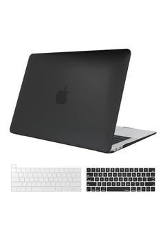 Generic MacBook Pro 13 Case 2020 Release A2338 M1 A2289 A2251 Hard Case Shell Cover and Keyboard Skin Cover for MacBook Pro 13 Inch Model M1 A2338 A2289 A2251 Black  - Image 4