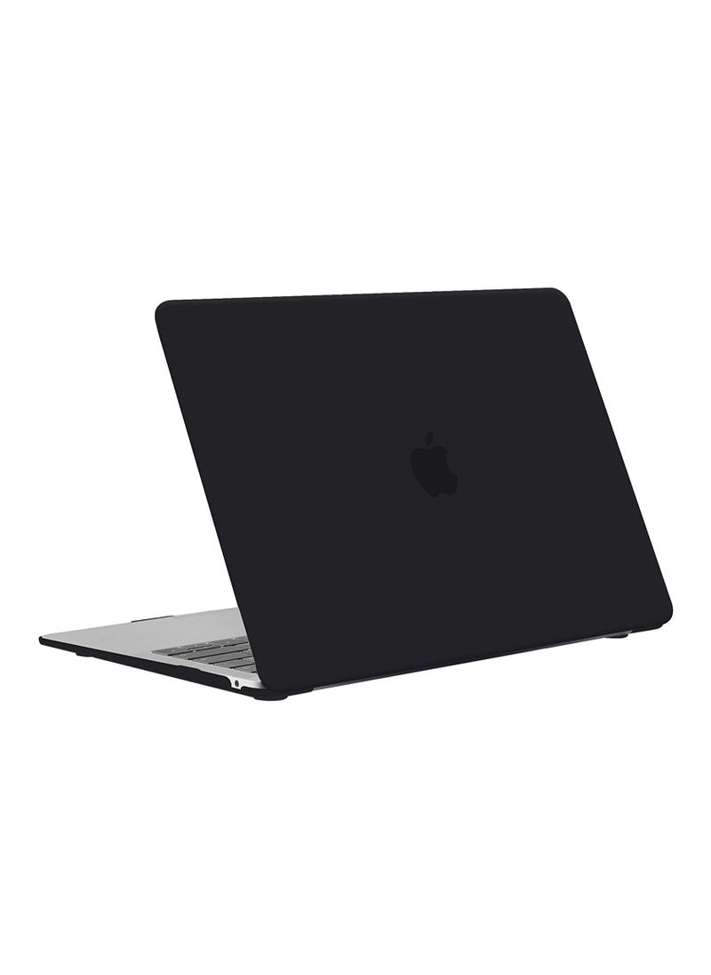 Generic - MacBook Pro 13 Case 2020 Release A2338 M1 A2289 A2251 Hard Case Shell Cover and Keyboard Skin Cover for MacBook Pro 13 Inch Model M1 A2338 A2289 A2251 Black - Image 1