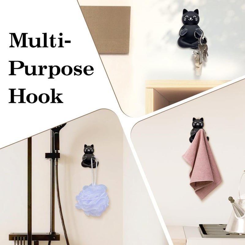 Mhfpl Cute Cat Razor Holder Shower, Black Cat Bathroom Decor, Cute Gadgets Leg Razor Holder, Funny Bathroom Decor Accessories for Women Mom Sister Friend Wife Girlfriend, Black Cat Gifts for Women - Image 5