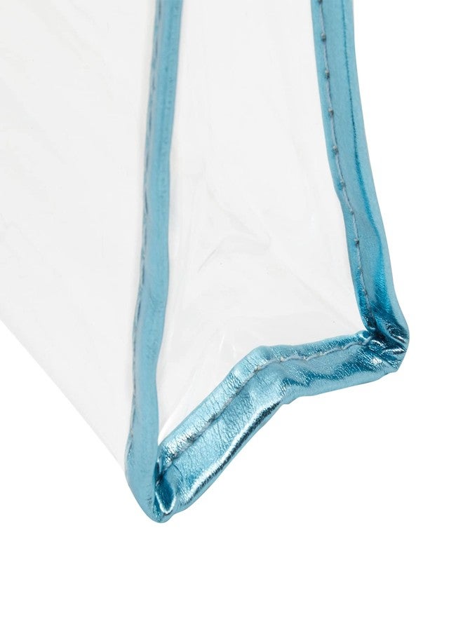 جلامليلي مجموعة من 10 حقائب تجميل شفافة من Glamlily مزودة بسحاب للمكياج وأدوات النظافة الشخصية بحجم السفر (5 ألوان، 9.6 × 2 × 5.5 بوصة) - Image 5