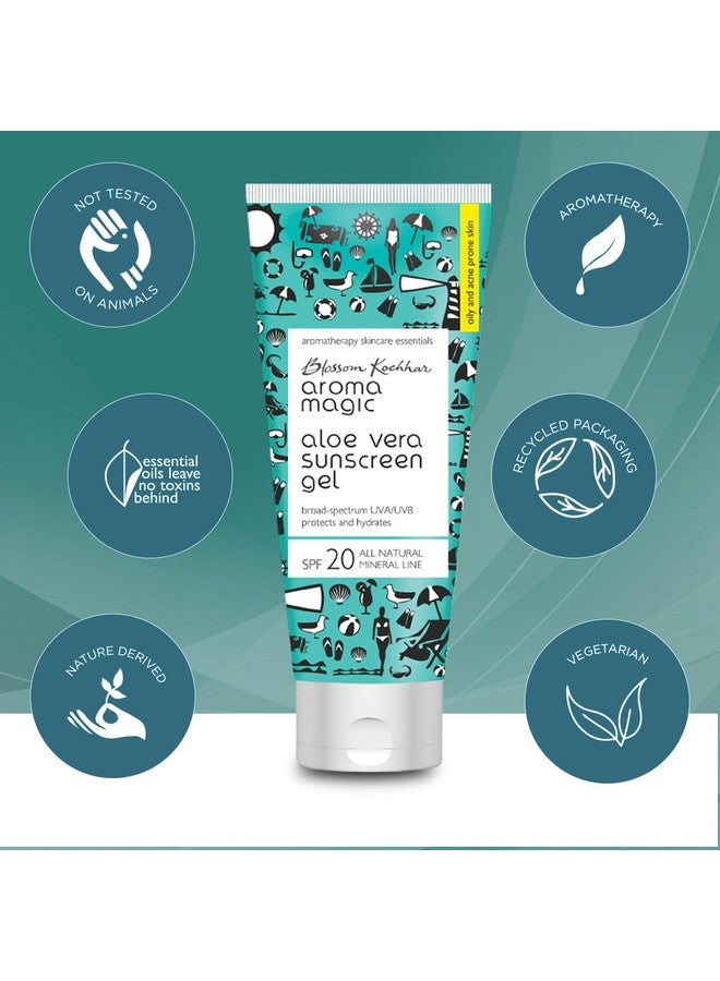 Aroma Magic Oily & Acne Prone skin Combo| Grapefruit Face Wash + Aloe Vera Sunscreen Gel (SPF 20) |100 ml Each | Pack Of 2 - Image 4