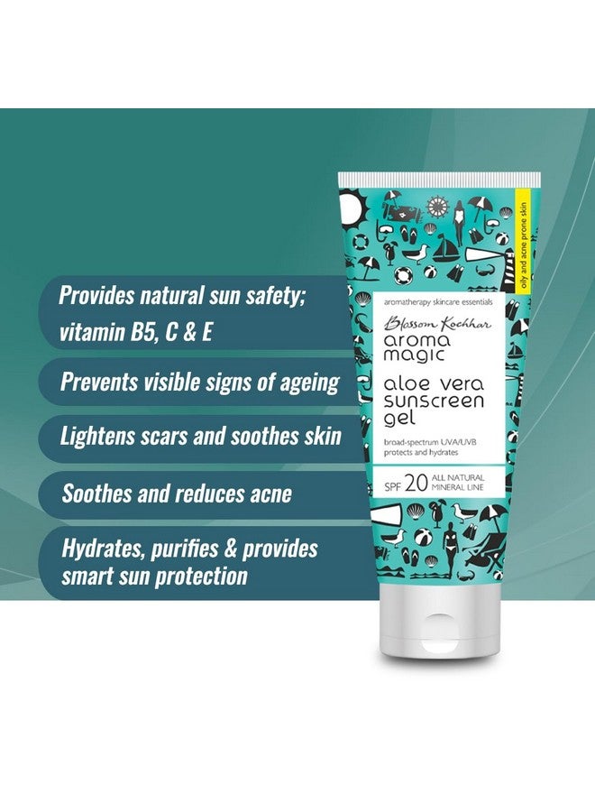 Aroma Magic Oily & Acne Prone skin Combo| Grapefruit Face Wash + Aloe Vera Sunscreen Gel (SPF 20) |100 ml Each | Pack Of 2 - Image 3