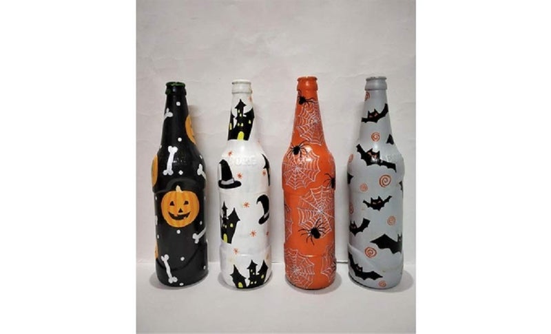 Pidilite مجموعة ألوان أكريليك فيفيكريل 100 مل من PIDILITE - 5 درجات أساسية للرسم على المعدن والزجاج والقماش والخشب والجدران والكانفاس: أحمر مرجاني؛ أخضر داكن؛ أزرق بروسي؛ أصفر ذهبي وأبيض - Image 4