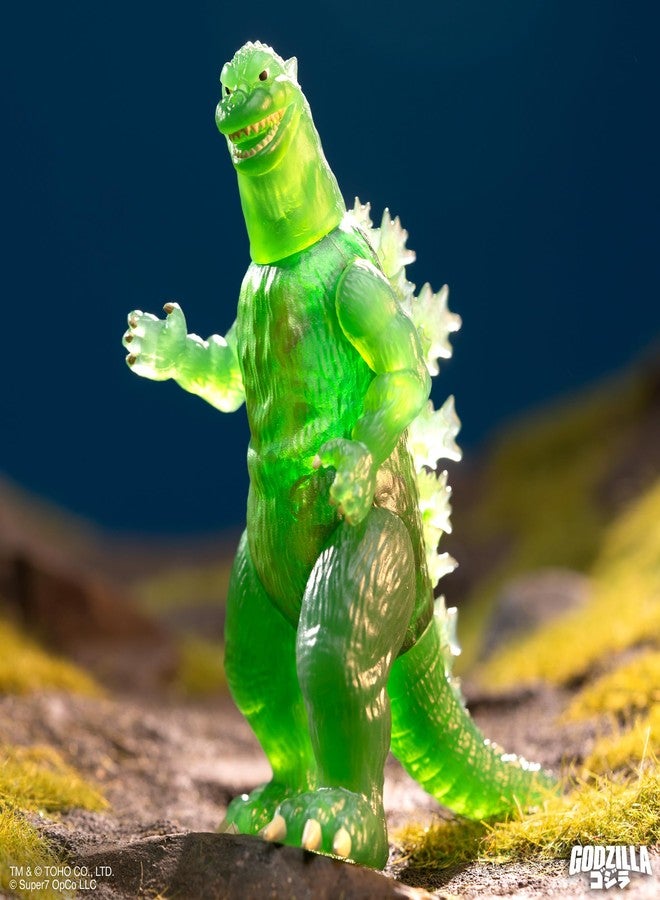 Super7 Toho Godzilla '54 (Green Flare) Reaction Figure - 3.75" Toho Godzilla Action Figure Classic Monster Movie Collectibles and Retro Toys - Image 4