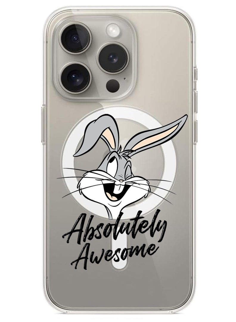 Theodor جراب مغناطيسي لهاتف iPhone 15 Pro مقاس 6.1 بوصة متوافق مع الشحن اللاسلكي MagSafe، غطاء ممتص للصدمات للهاتف رائع للغاية - Image 1