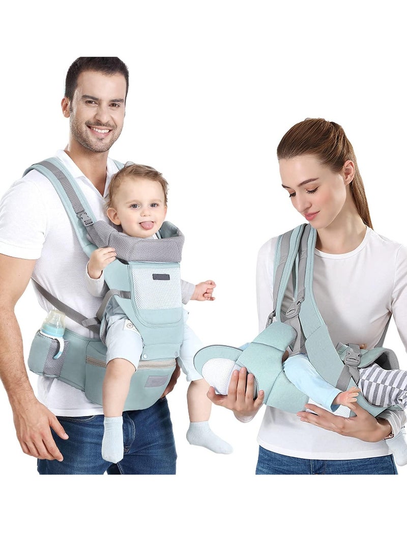None/Brand Multi-Functional 9 in 1 Baby Backpack Carrier, Suitable For 0-36 Months Baby, Toddler, Infant, Newparents - Image 1