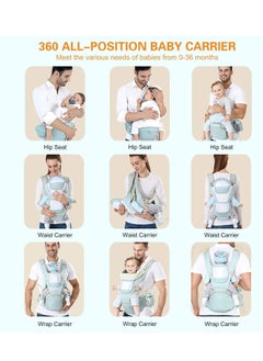None/Brand Multi-Functional 9 in 1 Baby Backpack Carrier, Suitable For 0-36 Months Baby, Toddler, Infant, Newparents  - Image 2