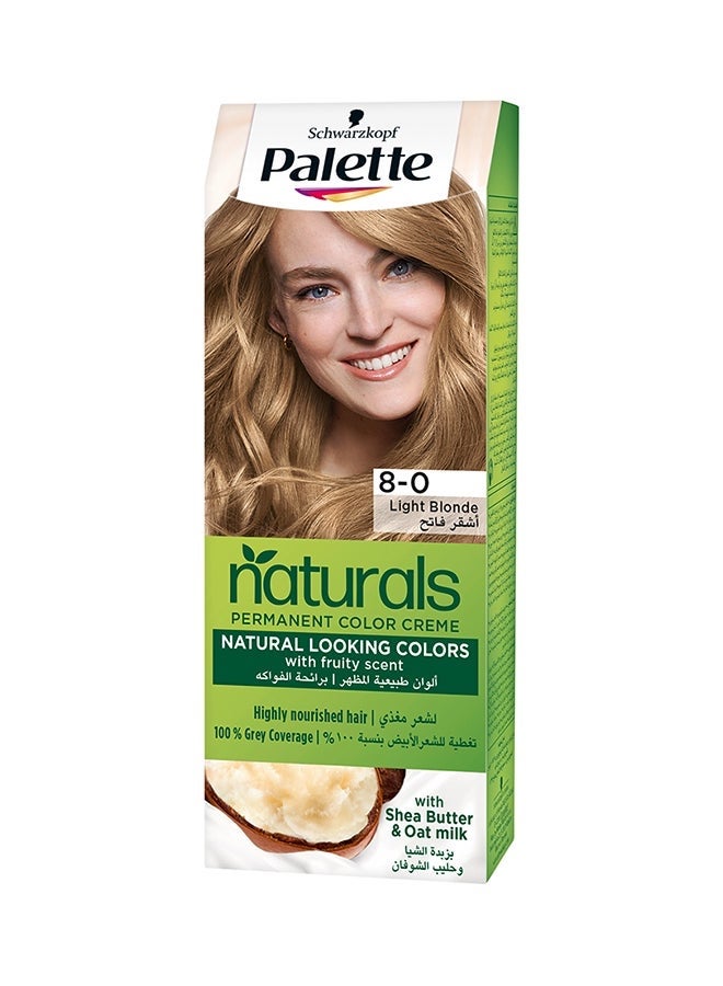 PALETTE NATURAL 8-0 LIGHT BLONDE