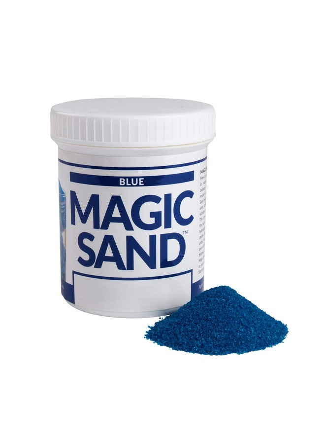 Steve Spangler Science Magic Sand, 227G, Blue - Colored Play Sand That Never Gets Wet, Exciting Stem Activity, Learn And Teach About Water Molecules For Home And Classroom Use  - Image 1