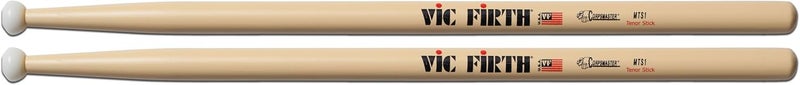 Vic Firth عصي فيك فيرث كوربسمستر MTS1 متعددة الطبول - عمود خشبي مع طرف نايلون - Image 3