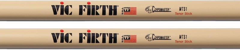 Vic Firth عصي فيك فيرث كوربسمستر MTS1 متعددة الطبول - عمود خشبي مع طرف نايلون - Image 4
