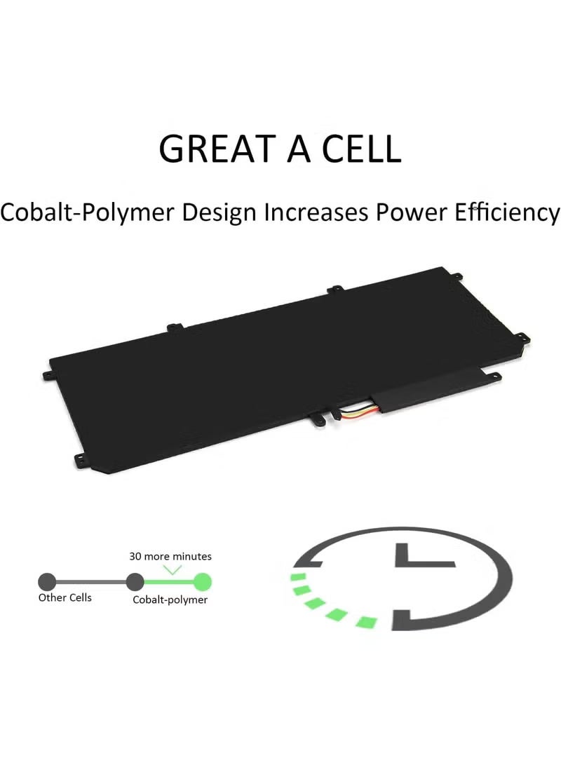 45Wh C31N1411 Laptop Battery Compatible with ASUS ZenBook U305 U305CA U305F U305FA U305L U305LA U305UA UX305 UX305CA UX305F UX305FA UX305UA U305FA5Y1 000 U3 05 FA5Y71 - Image 2