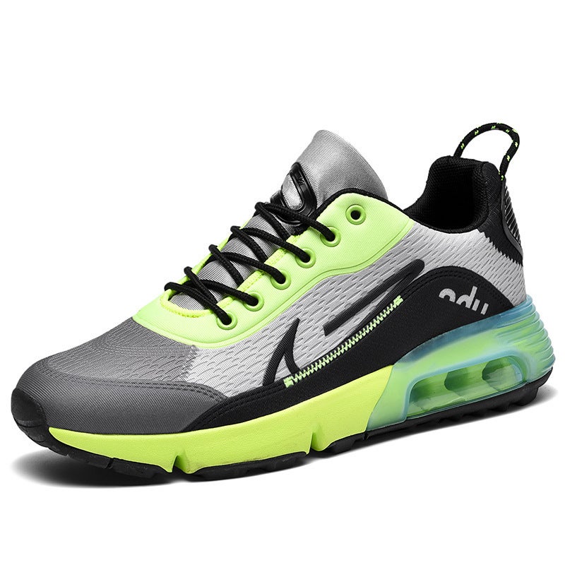 Fashion Breathable Running Shoes Unisex Spring/Fall A32 gray Orange  - Image 3