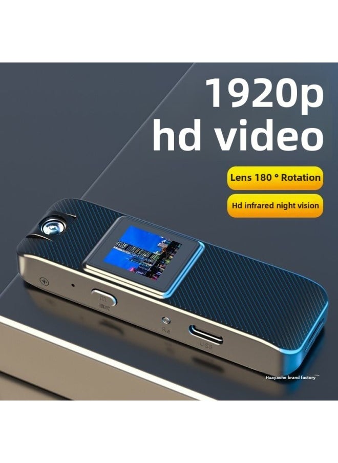 Generic Photographer Professional Recording Camera HD Night Vision Video Recording Pen Recording Pen Chest Convenient Large Capacity Sports Camera-Body Color:Vd2  Hd Night Vision + Magnetic Back Clip - Package One  - Image 1
