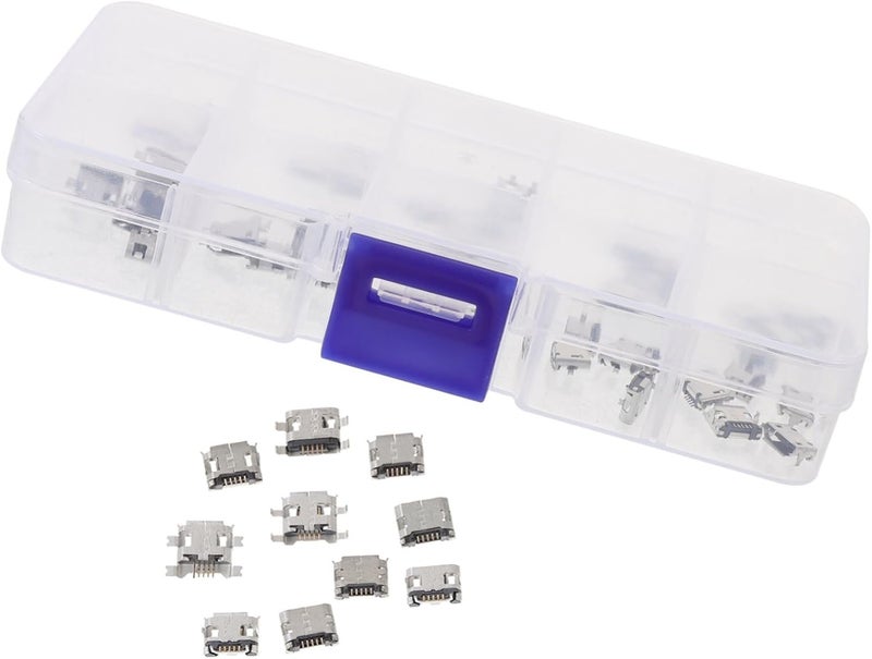 Fast & slow shipment compatible Homoyoyo 50pcs USB Female Socket Port All Solder Connector for USB Repair and Replacement for Phone Connectivity and Soldering Needs Connectable modular Precision processed material Easy daily handling design Multi-use detailed build Stain resistant Wide use compliant quality Personal & public compatible Shock rubber edge Freeze crack proof Flexible anti-break Coast & inland available Cost saving design picks Room to room portable Fixed & portable compatible Daily repeated use trusted quality Various fittings Comfort grip Any KSA address orderable Global simple assemble options Easy handling optimized design Safe approved storage space Fade proof Cost effective upgraded craftsmanship Temp & permanent project compatible - Image 1