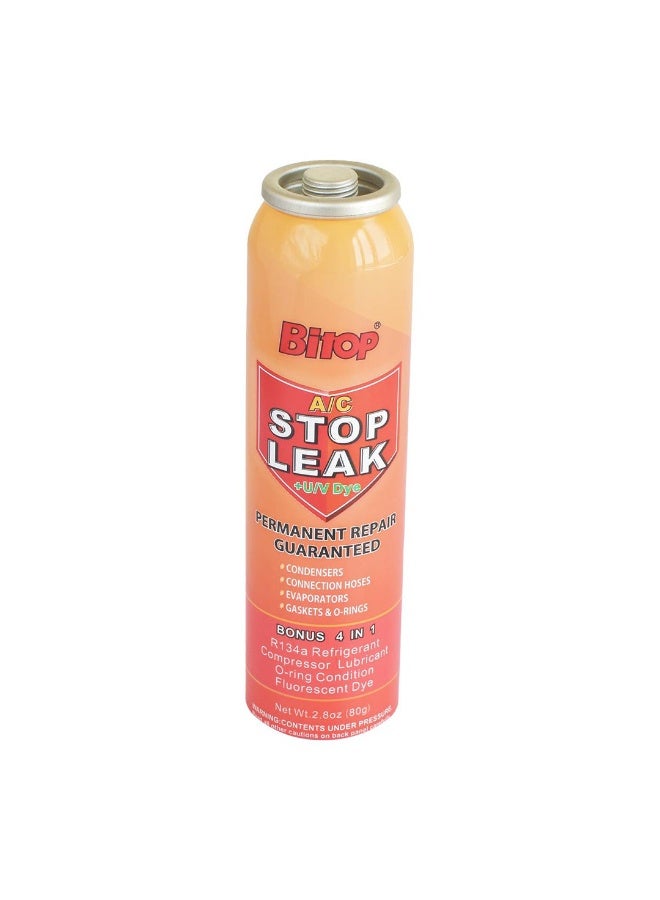 Bitop A/C Leak Stop Sealant for R-134A Refrigerant Gas – Air Conditioner System Sealer - Image 1