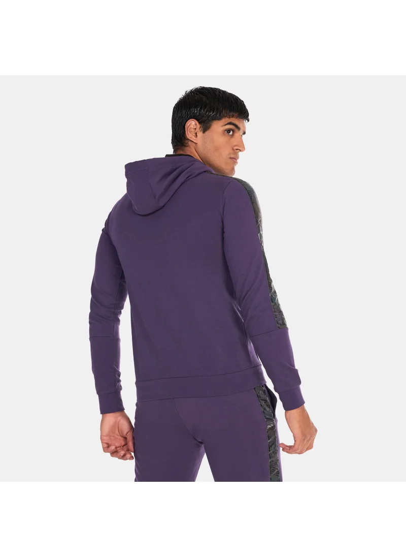 EA7 Emporio Armani Men's Train Logo Series Tape Hoodie