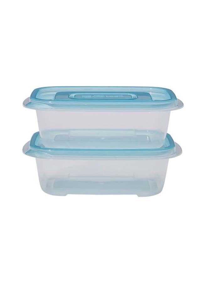 LOCK & LOCK L&L Ez Lock Pastel Rectangle Container 520ml 2-Piece Set