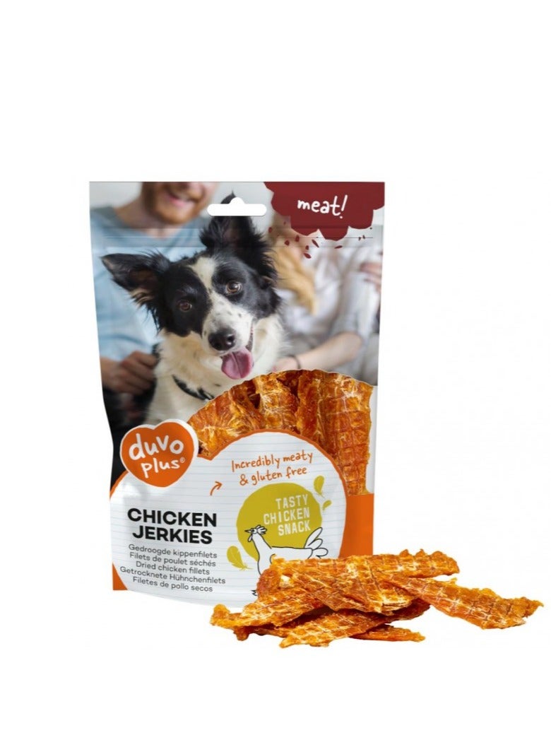duvo Plus 100g of Meat Chicken Jerkies for dogs - Image 1