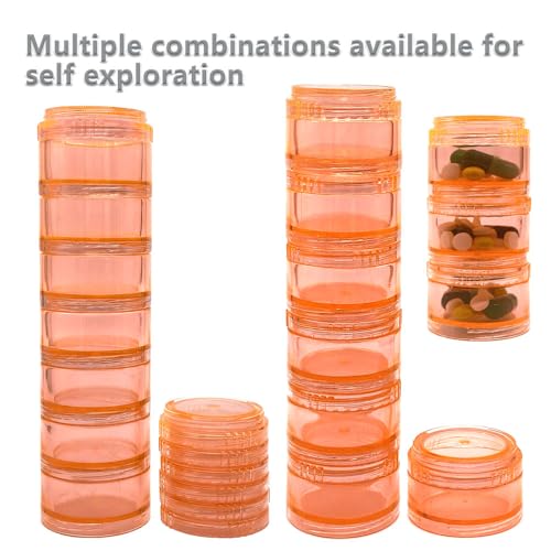 HaiSea Weekly Travel Pill Planner-Monthly Pill Organizer, Daily Month Pill Box-Separate AM/PM Compartments Colors Vary - Image 5