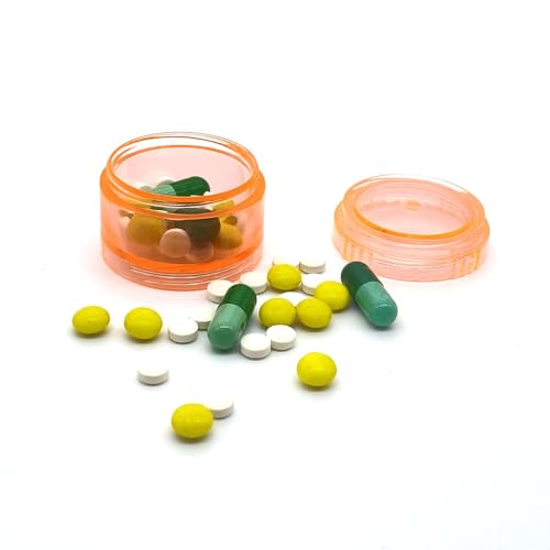 HaiSea Weekly Travel Pill Planner-Monthly Pill Organizer, Daily Month Pill Box-Separate AM/PM Compartments Colors Vary - Image 3