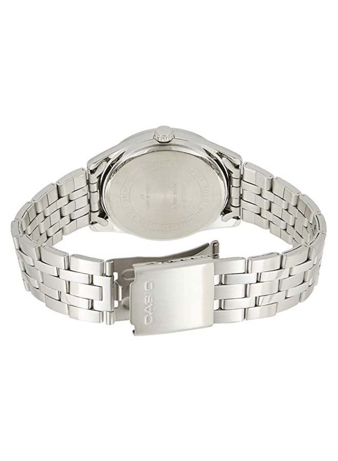 CASIO Men Fabric Analog Quartz Watch MTP-1335D-1AVDF - 38 mm - Silver - Image 4