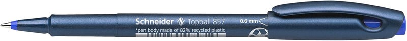 Schneider Topball 857 Rollerball 0.6Mm, Box Of 10, Blue (8573) - Image 5