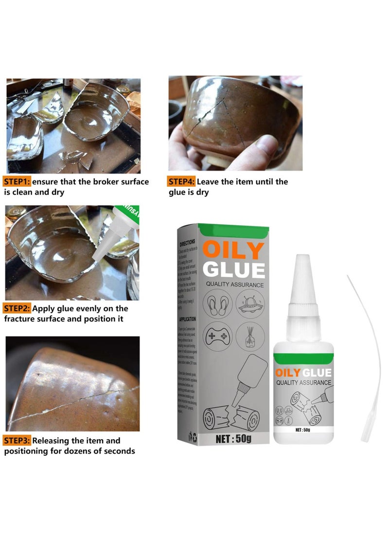 2Pcs Extra Strong Waterproof Craft Glue, Clear Oily Adhesive for Plastic, Wood, Metal & Ceramics, Quick Dry in 10 Seconds - pzsku/Z6C4ED2E5BB434E894D54Z/45/_/1729862975/42524fd8-af14-49cf-ba49-3deb41ee7bc4