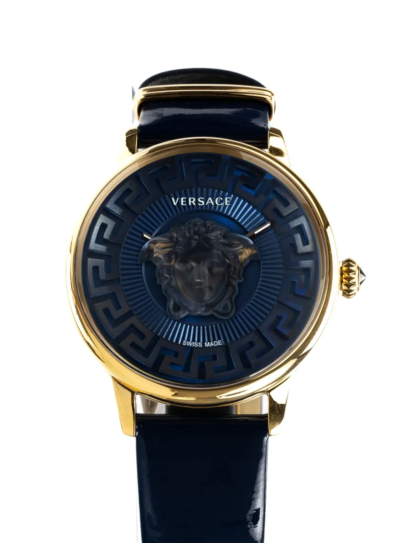 VERSACE Medusa Alchemy Quartz Blue Dial Watch